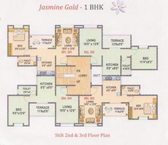 Project Image of 600.0 - 1027.0 Sq.ft 1 BHK Apartment for buy in Mark Umangg