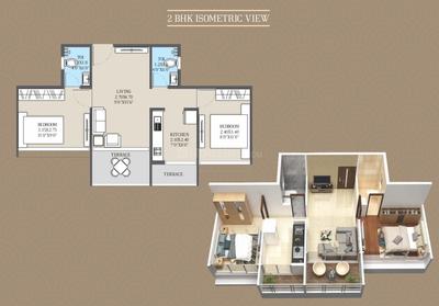 Project Image of 390.0 - 885.0 Sq.ft 1 RK Apartment for buy in Ashiana Panvel Pride Phase 1