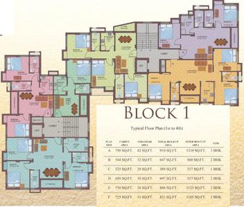 Project Image of 385.0 - 1210.0 Sq.ft 1 BHK Apartment for buy in Eden Horizon