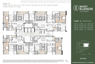Project Image of 2427 Sq.ft 3.5 BHK Apartment / Flat for sale in Bibwewadi for Rs. 48000000
