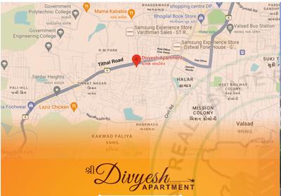 Project Image of 1074.02 - 1090.71 Sq.ft 3 BHK Apartment for buy in Om Shree Divyesh Apartment
