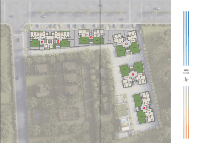 Project Image of 615.59 - 863.37 Sq.ft 2 BHK Apartment for buy in Divine Skyline