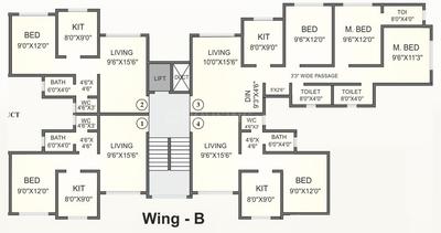 Project Image of 590.0 - 1310.0 Sq.ft 1 BHK Apartment for buy in Agarwal Meadows