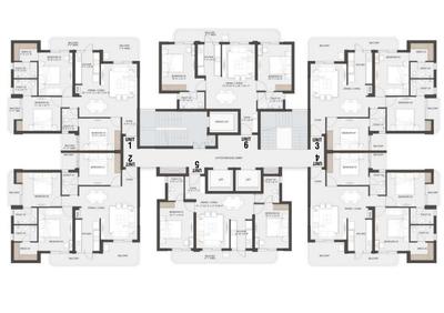 Project Image of 764.24 - 989.1 Sq.ft 2 BHK Apartment for buy in Oro Dynasty
