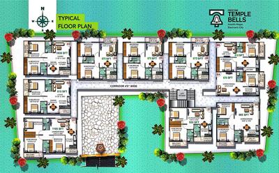 Project Image of 670.0 - 1105.0 Sq.ft 1 BHK Apartment for buy in Pristine Temple Bells
