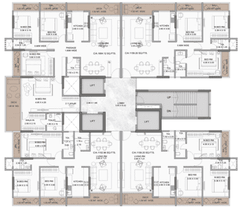 Project Image of 1022.49 - 2878.92 Sq.ft 3 BHK Apartment for buy in Jalaram Landmark