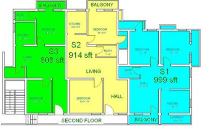 Project Image of 585.0 - 999.0 Sq.ft 1 BHK Apartment for buy in Amman Moongi Bala Homes Phase 2