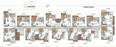 Project Image of 1220.0 - 1715.0 Sq.ft 2 BHK Apartment for buy in Affinity Sarovar