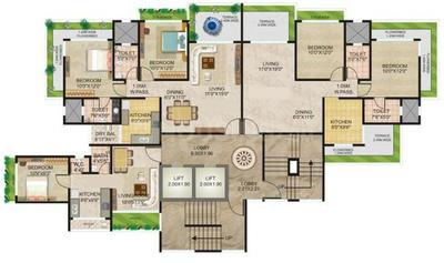 Project Image of 450.0 - 1090.0 Sq.ft 1 BHK Apartment for buy in Cosmos Harmony