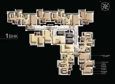 Project Image of 320.01 - 363.93 Sq.ft 1 BHK Apartment for buy in Unique Elanza