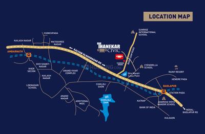 Project Image of 318.07 - 540.89 Sq.ft 1 BHK Apartment for buy in Thanekar Civic Phase II