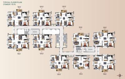 Project Image of 1253.0 - 1840.0 Sq.ft 2 BHK Apartment for buy in My Home Tridasa Phase 2