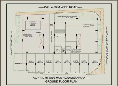 Project Image of 557.79 - 699.44 Sq.ft 2 BHK Apartment for buy in S L Marzan Fatima Park