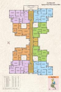 Project Image of 515.0 - 991.0 Sq.ft 1.5 BHK Apartment for buy in Siddha Waterfront Phase I