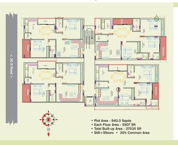 Sahasvi Park View Residency Sahasvi S Park View Residency Cluster Plan 1