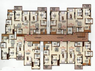 Shanti Garden Cluster Plan for ground Floor 1