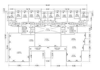 Project Image of 494.82 - 521.83 Sq.ft 2 BHK Apartment for buy in Propritorship Om Vastu