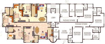 Project Image of 1165.0 - 1850.0 Sq.ft 2 BHK Apartment for buy in Dattani Shreeji Sharan