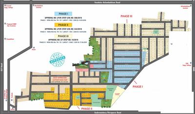 Project Image of 831.0 - 2050.0 Sq.ft Residential Plot Plot for buy in The Chennai OMR Castle City Phase III