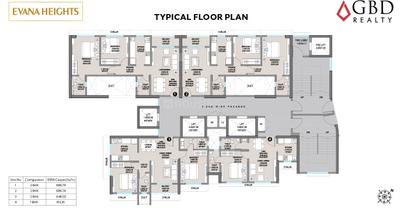 Project Image of 413.33 - 686.74 Sq.ft 1 BHK Apartment for buy in GBD Evana Heights