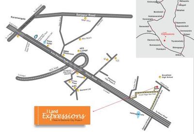 Project Image of 700.0 - 1320.0 Sq.ft 1 BHK Apartment for buy in I Land Expressions