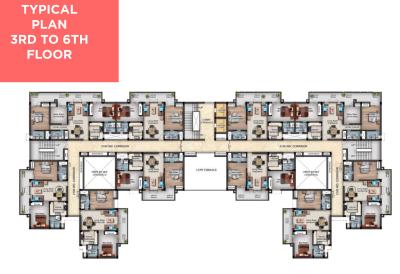 Project Image of 566.5 - 979.94 Sq.ft 1 BHK Apartment for buy in Omega Sun City Apartments
