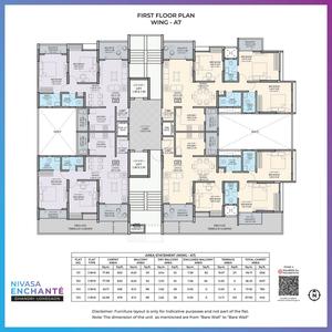 Project Image of 586.0 - 1256.0 Sq.ft 1 BHK Apartment for buy in Nivasa Enchante