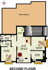 Project Image of 451.0 - 1251.0 Sq.ft 1 BHK Apartment for buy in RB Bagya Enclave