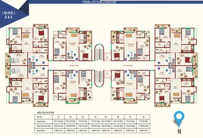 Project Image of 570.0 - 1031.0 Sq.ft 2 BHK Apartment for buy in R N City