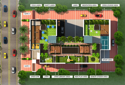 Project Image of 710.96 - 929.57 Sq.ft 2 BHK Apartment for buy in Govind Shree Ganesh Gracia
