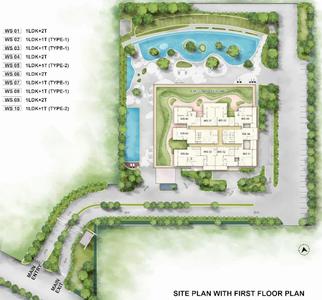 Project Image of 471.35 - 586.74 Sq.ft 1 BHK Apartment for buy in Krisumi Waterfall Suites II