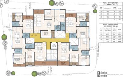 Gangotree Manisha Park Manisha Park Cluster Plan for 7th Floor 1