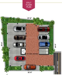 Project Image of 0.0 - 1470.0 Sq.ft 3 BHK Apartment for buy in SHDC Sai Gokulam