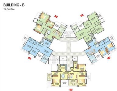Project Image of 394.0 - 1212.0 Sq.ft 1 BHK Apartment for buy in Mont Vert Belbrook