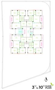 Project Image of 1229.02 - 1230.1 Sq.ft 3 BHK Apartment for buy in Madhav Saltora Green