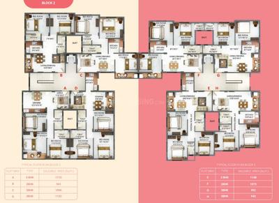 Project Image of 855.0 - 1439.0 Sq.ft 2 BHK Apartment for buy in Gokul VIP Plaza