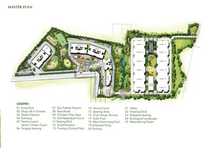 Project Image of 1200.0 - 1875.0 Sq.ft 2 BHK Apartment for buy in Shriram Chirping Woods Tower 5