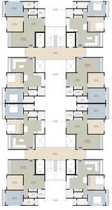 Project Image of 0.0 - 637.01 Sq.ft 2 BHK Apartment for buy in Shiven Garnet Block A To F