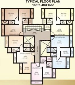 Project Image of 453.0 - 650.0 Sq.ft 1 BHK Apartment for buy in Om Sai Krupa