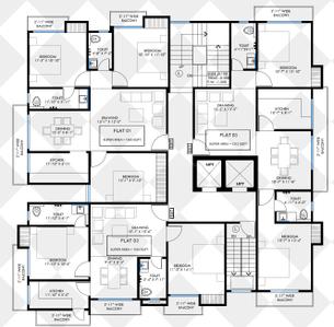 Project Image of 701.0 - 1032.0 Sq.ft 2 BHK Apartment for buy in Shree Winsome Dwarika Residency