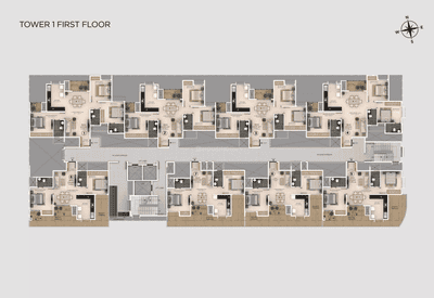 Project Image of 986.0 - 1494.0 Sq.ft 2 BHK Apartment for buy in Provident Botanico