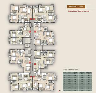 Project Image of 1261 Sq.ft 3 BHK Apartment / Flat for sale in Omarhati for Rs. 6250000