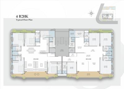 Project Image of 0.0 - 2640.0 Sq.ft 4 BHK Apartment for buy in VR 26