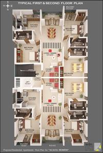 Project Image of 1201.0 - 1681.0 Sq.ft 3 BHK Apartment for buy in Acacia Krishna Kamalam
