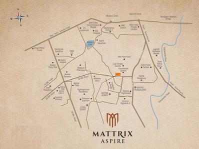 Project Image of 1157.67 - 1467.89 Sq.ft 3 BHK Apartment for buy in Mattrix Aspire