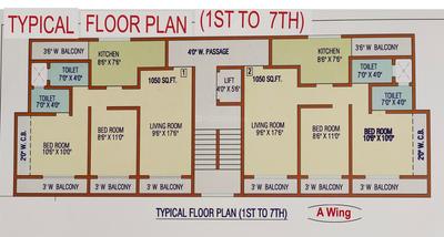 Project Image of 640.0 - 1120.0 Sq.ft 1 BHK Apartment for buy in Sun Rise Gurukrupa Ashish