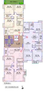 Project Image of 1243.0 - 1413.0 Sq.ft 3 BHK Apartment for buy in Oxford Rudraa