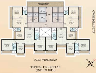 Project Image of 232.0 - 516.0 Sq.ft 1 BHK Apartment for buy in Tejas Sapphire