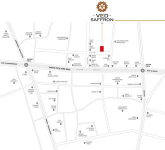 Project Image of 608.7 - 627.86 Sq.ft 2 BHK Apartment for buy in VS Ved Saffron