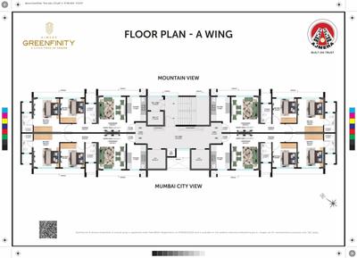 Project Image of 0.0 - 535.0 Sq.ft 2 BHK Apartment for buy in Ajmera Greenfinity Building No 6 Wing A And B